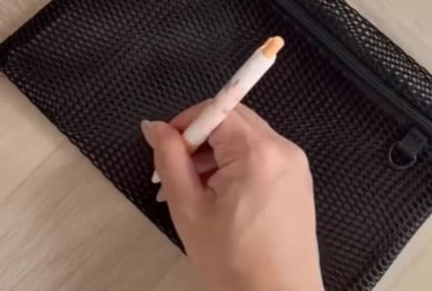 ダイソーのメッシュバッグ→穴を開けて金具を通すだけで……　 10秒でできる“じゃない使い方”に「天才」「まさに欲しかった」