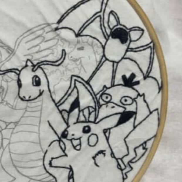 主婦が白黒で縫いはじめたポケモン刺しゅう→約7カ月後……　想像以上の完成品に「すすすすすすごーーーい」「家宝になりますね」