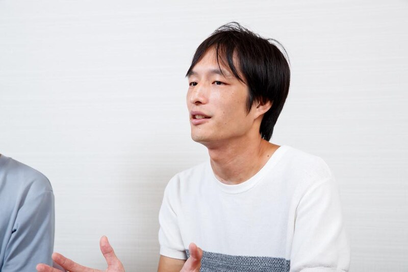 取材に応じる永井さん