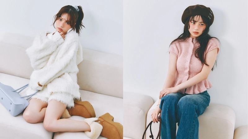 ふわふわであざとさMAX♡ ガーリーさん必見の「わたあめ＆モール」ニットコーデ特集