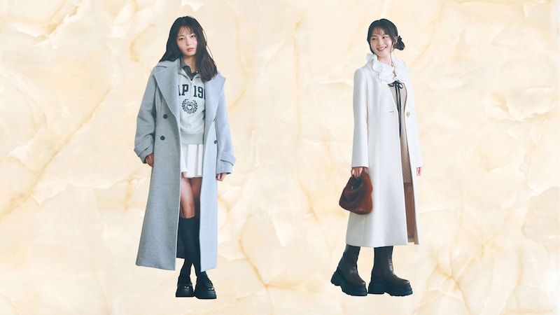 冬コーデの着ぶくれを回避!着やせ服の王道「ロングコートコーデ」の着こなし方