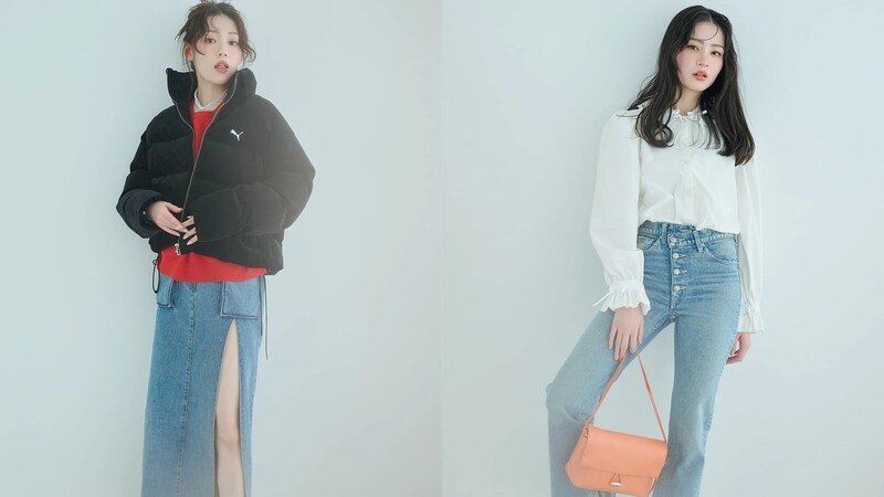 ガーリーさんも挑戦しやすい♡ 即メロウに仕上がる【デニムのお手本コーデ】3選