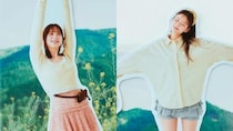 自然のなかでリフレッシュ♡【やんさら姉妹】が着こなす「春色リンクコーデ」特集