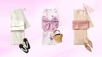 上品さもキープできる♡ 乙女心を満たす【ガーリー×ワントーン浴衣】3選