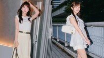 “夜のおでかけ”におすすめ♡ 清楚な女性らしさを意識した【夏カラーコーデ】3選