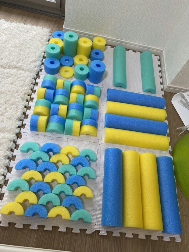 100均グッズで作った「子どものプレイスペース」母のDIY1万いいね「楽しそう」「すごい！」