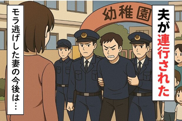 モラハラ夫が警察に連行→幼稚園前で起きた離婚めぐるバトルの結末｜モラハラ夫から昼逃げした話