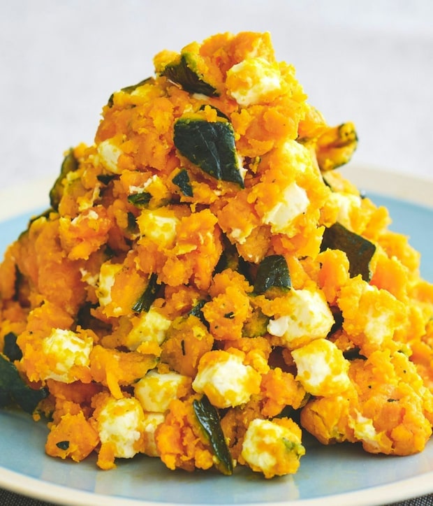 万バズ【かぼちゃのクリチサラダ】いいね殺到「1日で5～6人前完食」「おいしすぎて飛びます」