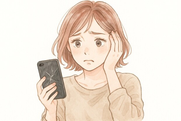 LINE　スマホ　女性　悩み