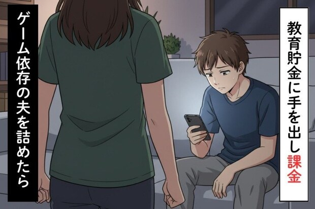 ゲーム狂の夫…「課金」の次は「不倫」?限界を超えた妻の最終回答