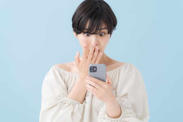 スマホ　ショック　写真