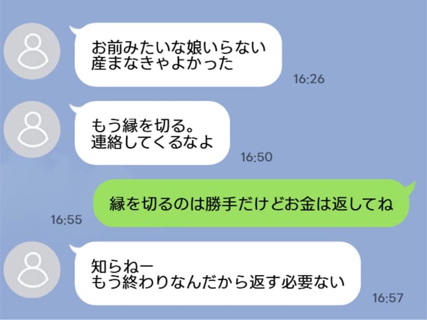 自己破産の原因は「毒親」。金銭要求と暴言に苦しむ娘の"切実な願い"とは