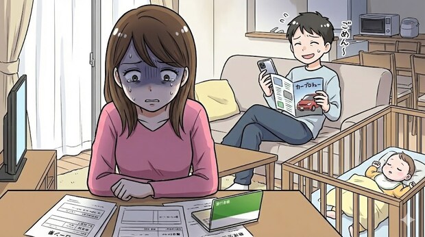 パパ大好きな我が子に「離婚」とは言えない。夫の浪費で家計は火の車、逃げ場なき苦悩