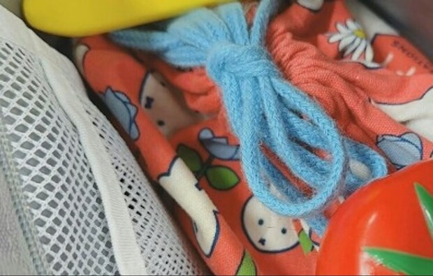 バッグに直接入っていた「追加おかず」→2歳のしわざが可愛すぎて4万いいね「癒やされる」「良い子」