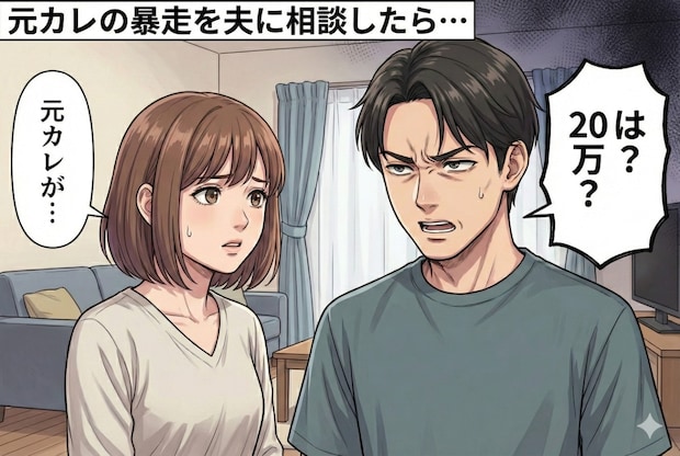 元カレの「俺の子？」発言と、謎の送金申し出→夫に報告したら急展開に｜元カレから謎の連絡がきた話