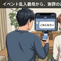 「家族のイベントに乱入しないで」義母に本音でぶつかった結果→予想外の結末に｜なんでも乱入する義母