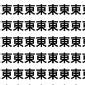 東が束になってる？！。【1文字だけ違う】漢字間違い探しで脳トレ、何秒で見つかる？