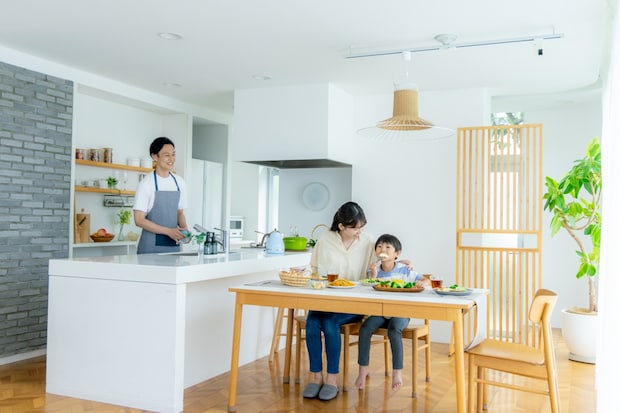 ママ　家事　マイホーム