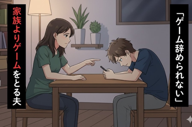 「病院に行こう」スマホゲームに異常な執着を見せる夫→話し合いの結果は最悪｜ゲーム狂い夫を捨てた話