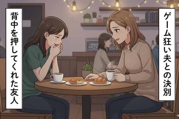 ゲーム依存夫と離婚へ→偶然再会した友人がきっかけで道が拓ける｜ゲーム狂い夫を捨てた話