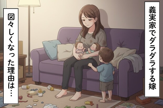 病気の両親への不安と3児の世話に追われて…“義実家ダラダラ嫁”の隠れた本音｜図々しすぎる兄嫁