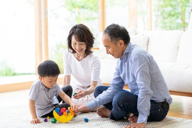 子ども　祖父母