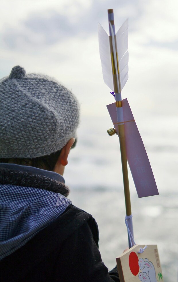 破魔矢　赤ちゃん