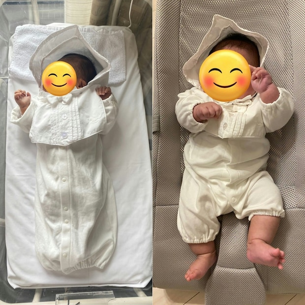 たった2か月半で…→比較写真でわかる赤子の成長に3300いいね「かわいすぎ」「寂しくなっちゃう」