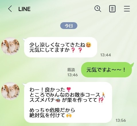 「あったけえ」近所のおばちゃんのLINEに感謝！疲れた心に染み渡る“お節介”