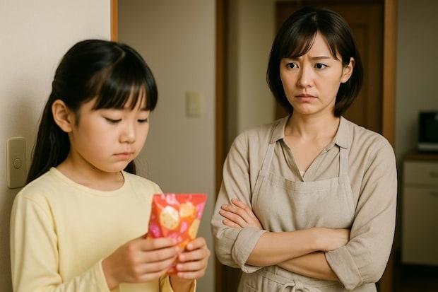 「娘の友達がお菓子を勝手に…」見て見ぬフリ？注意する？→親としての葛藤に「次やったら言う」「出禁に」