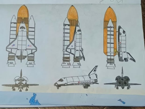 【すごい出来栄え】自閉症スペクトラム症がある息子が描く絵に5000いいね大反響「嫉妬するほど上手い」