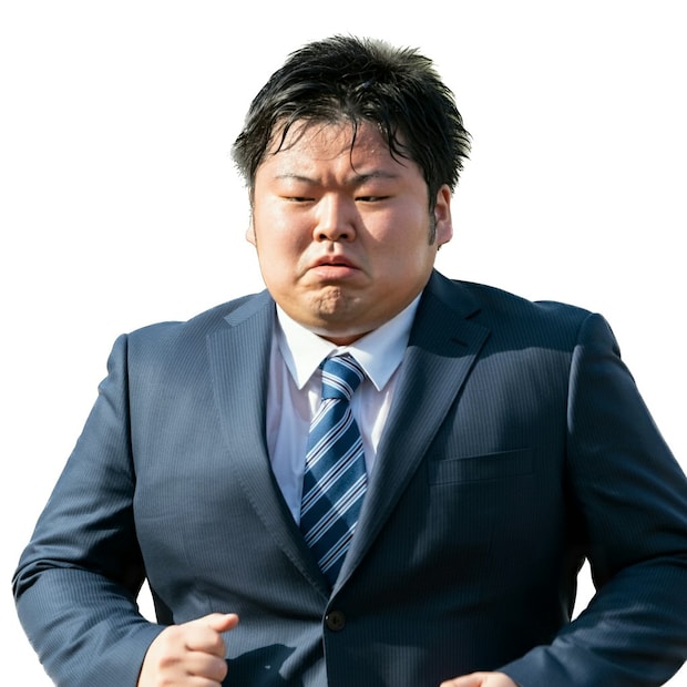 太ってる　食事　男性