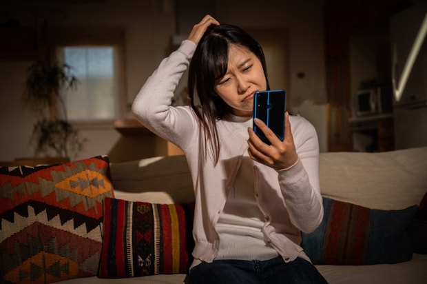 夜　主婦　困る　スマホ