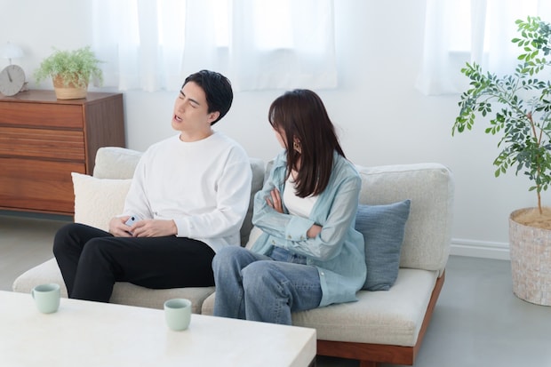 夫　呆れる　妻