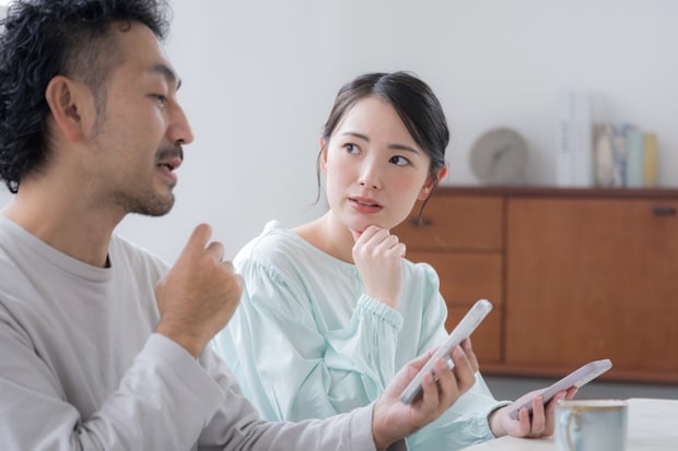 家計　夫　話し合い