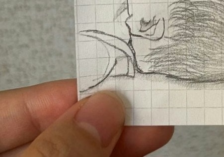 「あまりに愛…」お昼寝中のわが子を母がスケッチ→【世界一かわいい絵】に1.1万いいね「尊すぎ」