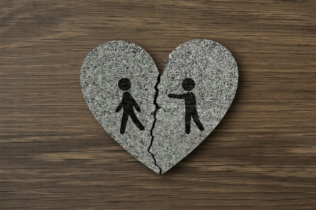 ハート　別れる