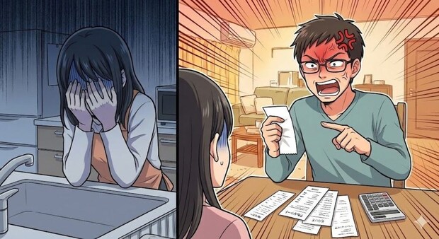 猛暑に「エアコン禁止」を命じるドケチ夫→娘に古着強いる【過剰節約】に「無理…」「添い遂げられない」