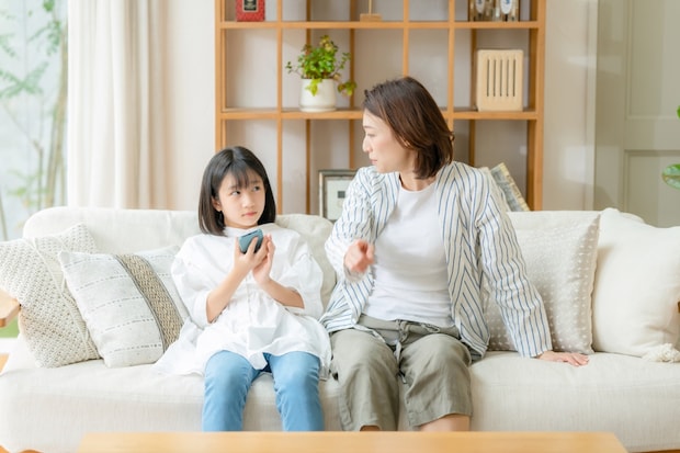 母子　困る　小学生