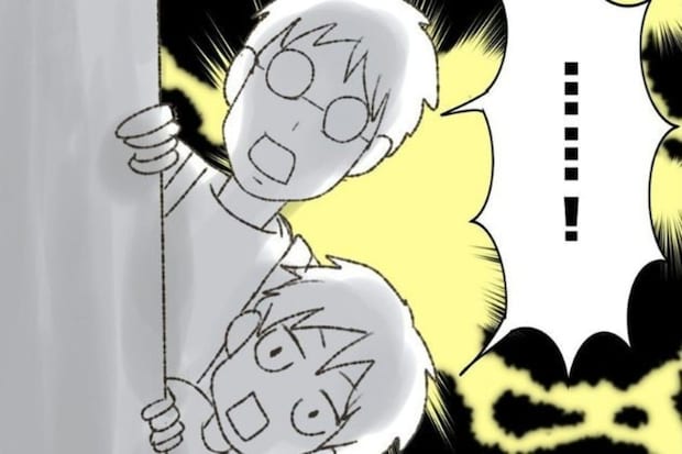 駅のトイレでまさかの事態→小2息子の【宝物】を奪われた「置き引き事件」を漫画化