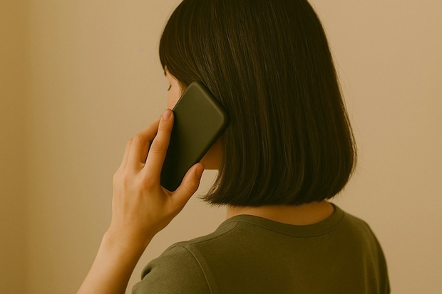 通話　女性