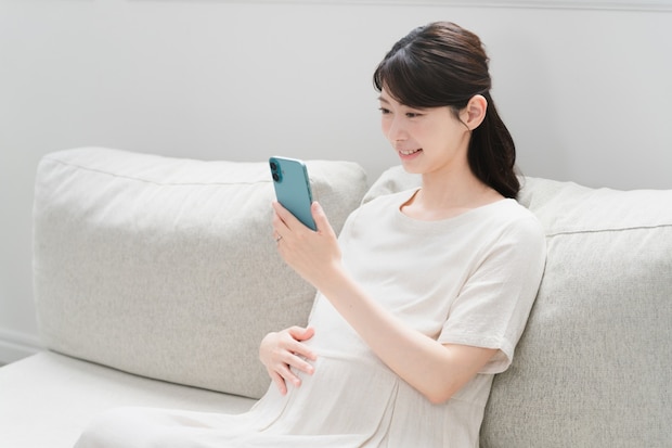 妊婦　スマホ　