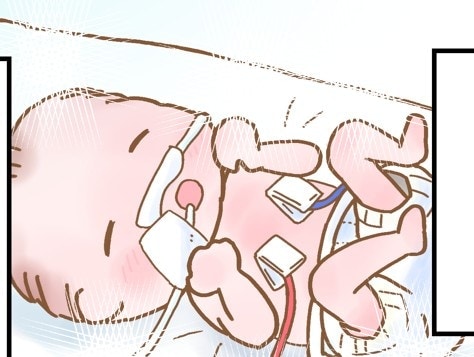 NICUにいるわが子→病室に送られてきた写真と【対面の喜び】|ママリ出産体験談(薬剤師ママ編)