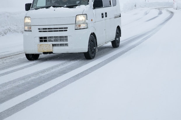 運転　雪