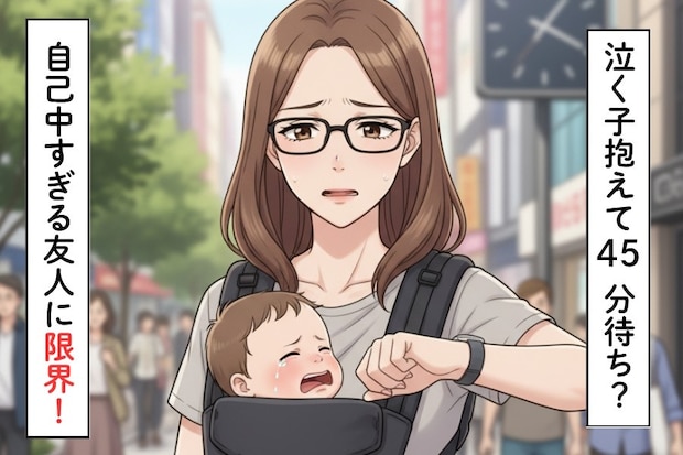 若い頃は我慢できたけど子連れではもうムリ…友人の自己中すぎる言動に絶縁を心に決めた。