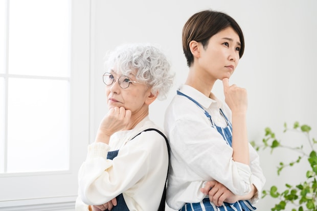 嫁姑　悩む