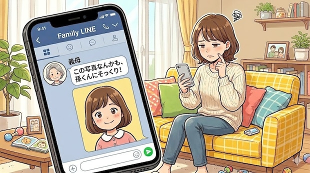 頻繁に届く義妹の幼少期写真。正直「全然似てない」…波風立てない交わし方