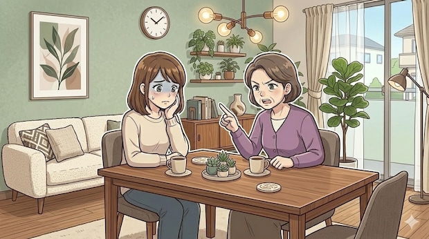 「礼儀がない」夫を責める実母。板挟みのストレスで心が折れそうな私の本音