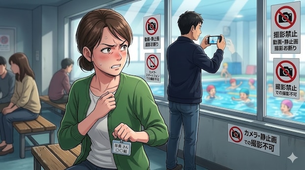 娘の水着姿を盗撮？スクールへ報告した私と、理解しない夫の壁