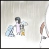 雨の日にベビーカーを押してずぶ濡れの女性を発見→自分の妻と離婚危機にあった男性がした行動は？